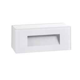 Luminosa Lighting Luminosa Dart Recessed Wall Lamp Matt White Ip65 3000K
