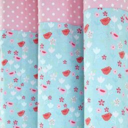 Homescapes Birds And Flowers Ready Made Eyelet Curtain Pair, 137 X 228 Cm Drop - thumbnail 4