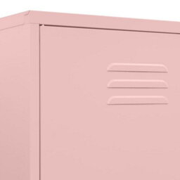 Vidaxl Wardrobe Pink 90X50X180 Cm Steel - thumbnail 8