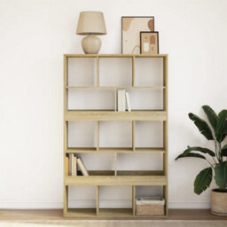 Berkfield Bookcase Sonoma Oak 100X33X156.5 Cm Engineered Wood - thumbnail 3