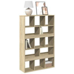 Berkfield Bookcase Sonoma Oak 100X33X156.5 Cm Engineered Wood - thumbnail 1