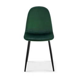 Bravich Ron Velvet Dining Chair - Green - thumbnail 3