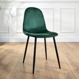 Bravich Ron Velvet Dining Chair - Green