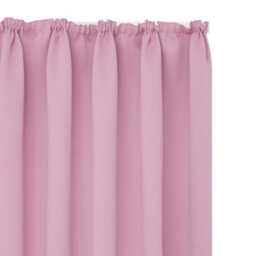 Deconovo Window Treatment Pencil Pleat Curtains Blackout Curtains Thermal Insulated Curtains For Girls Bedroom W55Xl87 Pink 1 Pair - thumbnail 8