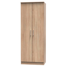 Devon 3 Piece Bedroom Set (Wardrobe, Chest & Bedside) In Bardolino Oak - Ready Assembled - thumbnail 6