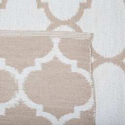 Beliani Outdoor Rug Aksu Beige 160 X 230 Cm Reversible - thumbnail 8