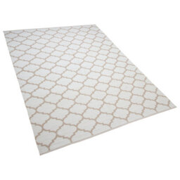 Beliani Outdoor Rug Aksu Beige 160 X 230 Cm Reversible - thumbnail 4