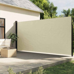 Walplus Retractable Side Awning Garden Sun Shade Canopy Gazebo For Back Door, Porch, Patio Cream 200X300 Cm - thumbnail 1