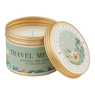 Thehotsale Natural Soy Wax Fuzzy Kiwi Fruit Scented Candle Burn Time 20H+ - image 1
