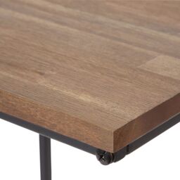 Atico Matt Walnut Effect Side Table (H)64Cm (W)40Cm (D)25Cm - thumbnail 4