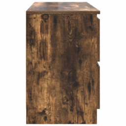 Berkfield Tv Cabinet Smoked Oak 100X35X54 Cm Engineered Wood - thumbnail 7