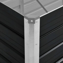 Berkfield Garden Raised Bed Anthracite 320X80X77 Cm Galvanised Steel - thumbnail 6