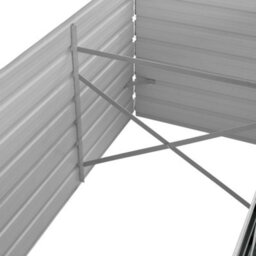 Berkfield Garden Raised Bed Anthracite 320X80X77 Cm Galvanised Steel - thumbnail 5