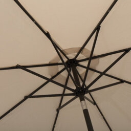 Outsunny Outdoor Garden Solar Power 24 Led Light Parasol Sun Umbrella Crank Tilt - thumbnail 8