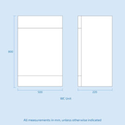 Nes Home White 1000mm Freestanding Cabinet Ceramic Basin & Wc Unit - thumbnail 6