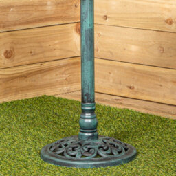 Samuel Alexander 63Cm Verdi Green Traditional Garden Patio Resin Bird Bath - thumbnail 4