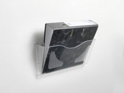 Deflecto Yearntree Deflecto A4 Wall Mounted Magazine File Holder - Perfect For Folders, Files, Mails & Brochure - Clear Racks For Home Office With - thumbnail 6
