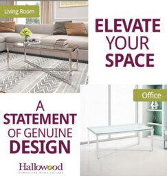 Hallowood Furniture Finley Stainless Steel Coffee Table With Glass Top - thumbnail 6