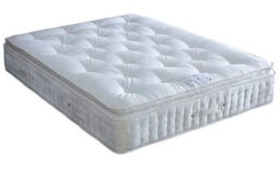 Bedmaster Signature Pillow Top 2000 Pocket Sprung Natural Beige Plush Velvet 2 Drawer Divan Set Small Double - thumbnail 4