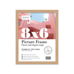 8X6 Oak Picture Frame (15.2 X 20.3Cm) Poster, Photo, Artwork, Gallery Wall Or Print - thumbnail 1