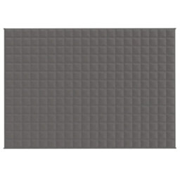 Vidaxl Weighted Blanket Grey 140X200 Cm Single 10 Kg Fabric Weighted Blankets - thumbnail 3