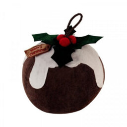 Samuel Alexander 1.5Kg Weighted Indoor Decorative Christmas Pudding Door Stop - thumbnail 2