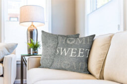 Home Sweet Home Cushion Cover In Silver - thumbnail 2