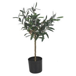 Urbn-Living Urbnliving 60Cm Height Artificial Olive Tree Plant Greenery In Pot Indoor Outdoor Home Office Decor - thumbnail 4