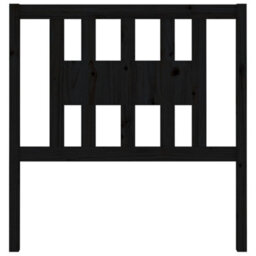 Walplus Headboard Black 96X4X100 Cm Solid Wood Pine - thumbnail 3