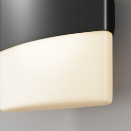 Luminosa Lighting Luminosa Rom Up Down Outdoor Modern Wall Lamp Graphite 3000K 1300Lm Ip54 - thumbnail 2