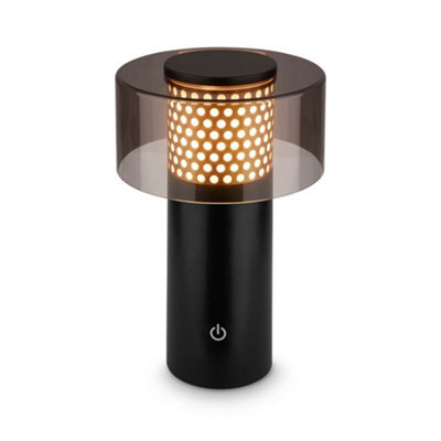 Briloner Gold Black Led Table Lamp Rechargeable Light Dimmable Cordless Outdoor 3000K Warm White - image 1