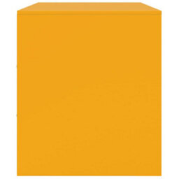 Berkfield Tv Cabinets 2 Pcs Mustard Yellow 67X39X44 Cm Steel - thumbnail 8