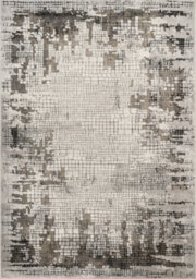 Mayfair Living Room Area Rug Metallic Sheen Contemporary Modern Croc Design - Grey 200Cm X 290Cm - thumbnail 2