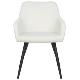 Beliani Set Of 2 Dining Chairs Casmalia Velvet Off-White - thumbnail 5