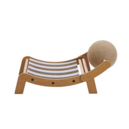 Thehotsale Cat Scratching Board With Sisal Ball Cat Lounge Chair, 25.6Cm(W) X 62.5Cm(D) X 28.7Cm(H) - thumbnail 5