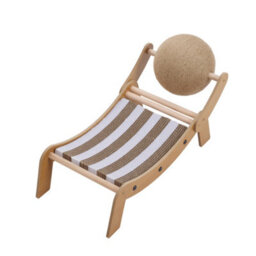 Thehotsale Cat Scratching Board With Sisal Ball Cat Lounge Chair, 25.6Cm(W) X 62.5Cm(D) X 28.7Cm(H) - thumbnail 4