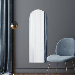 Mirroroutlet The Arcus Frameless Arched Leaner Wall Mirror 150Cm X 50Cm - thumbnail 1