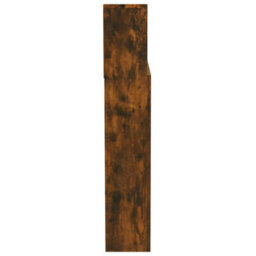 Berkfield Headboard Cabinet Smoked Oak 200X19X103.5 Cm - thumbnail 4
