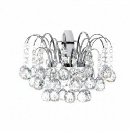 Clear Acrylic Ball Drop Ceiling Pendant Light Shade Modern Chandelier Fitting - thumbnail 5