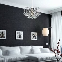 Clear Acrylic Ball Drop Ceiling Pendant Light Shade Modern Chandelier Fitting - thumbnail 3