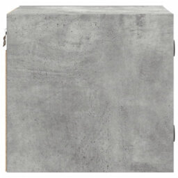 Berkfield Bedside Cabinets With Glass Doors 2 Pcs Concrete Grey 35X37X35 Cm - thumbnail 8
