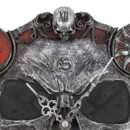 Spiral Direct Hands Of Death Resin Wall Clock Red/grey (One Size) - thumbnail 3