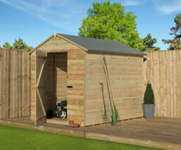 Empire Sheds Empire 9000 Premier Apex Shed 5X7 Pressure Treated Tongue And Groove Wooden Garden Shed (5' X 7' / 5Ft X 7Ft) (5X7) - thumbnail 2