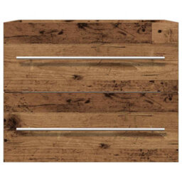 Berkfield Durable Bathroom Sink Cabinet Old Wood 60X38.5X48 Cm Engineered Wood - thumbnail 6