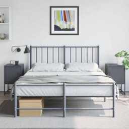 Berkfield Bedside Cabinets 2 Pcs Anthracite 36X39X60.5 Cm Steel - thumbnail 3