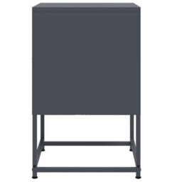 Berkfield Bedside Cabinets 2 Pcs Anthracite 36X39X60.5 Cm Steel - thumbnail 7