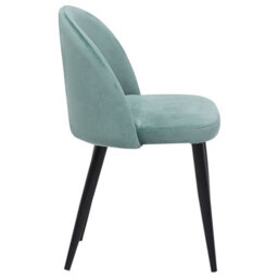 Beliani Set Of 2 Dining Chairs Visalia Velvet Mint Green - thumbnail 7