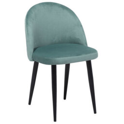 Beliani Set Of 2 Dining Chairs Visalia Velvet Mint Green - thumbnail 6