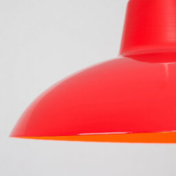 Valuelights Civic Retro Style Red Metal Easy Fit Ceiling Light Shade (D)28.8Cm - thumbnail 5