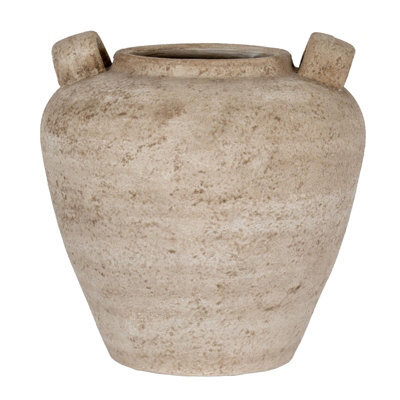 Hill Interiors Terra Double Handle Urn Vase Brown (29Cm X 29Cm X 29Cm) - image 1